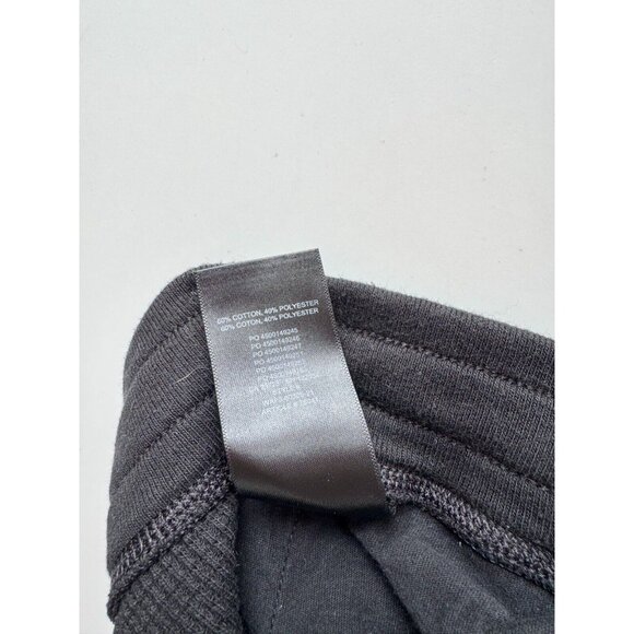 Aritzia TNA Black Cotton Waffle Knit Jogger Pants Sweatpants, Size M - Picture 8 of 13